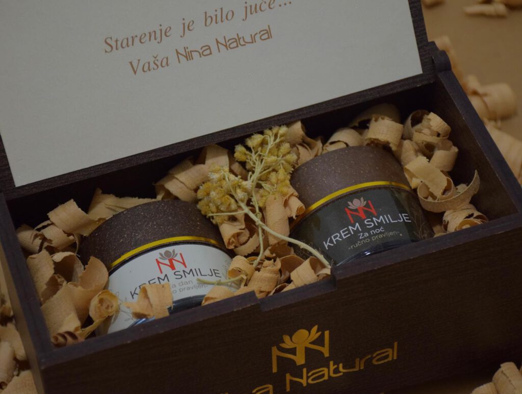 Nina Natural paket krema za lice dan i noc od smilja